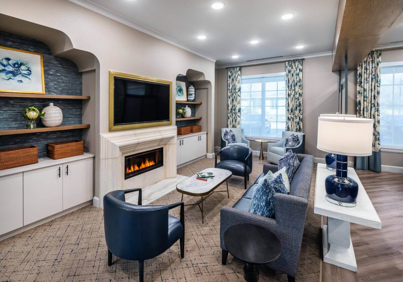 rendering of sitting area at Longleaf Bee Cave 10